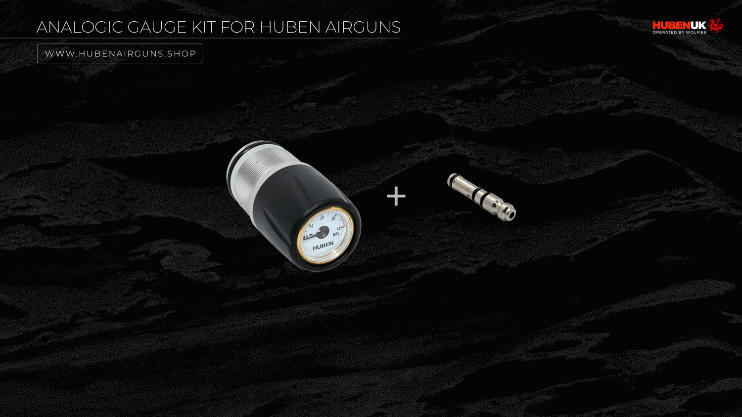Analogic Gauge Kit for Huben Airguns with fill probe