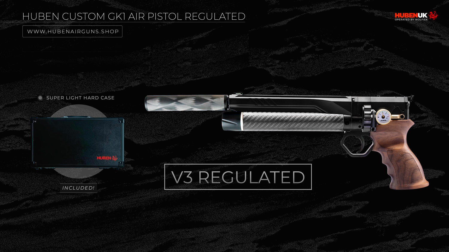 Huben Custom Regulated GK1 V3+ Air Pistol