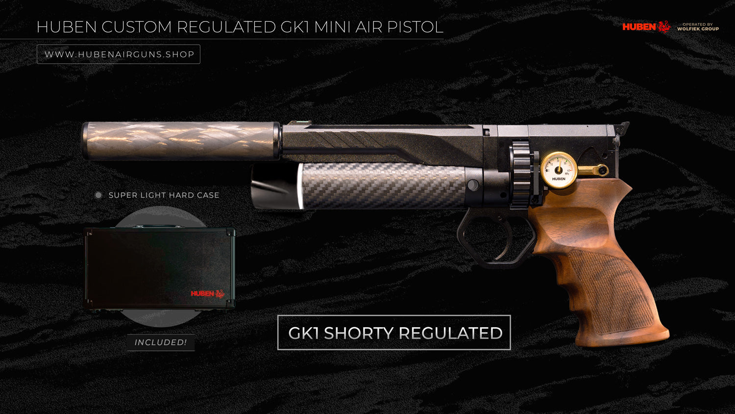 Huben Custom Regulated GK1 V3+ Mini Air Pistol