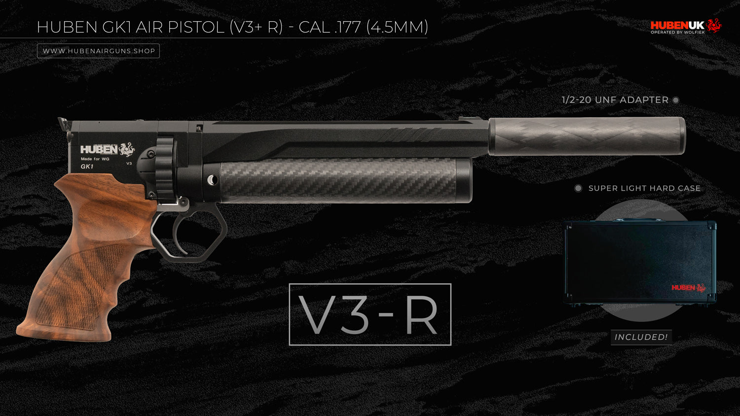 Huben GK1 Air Pistol (V3+ R)